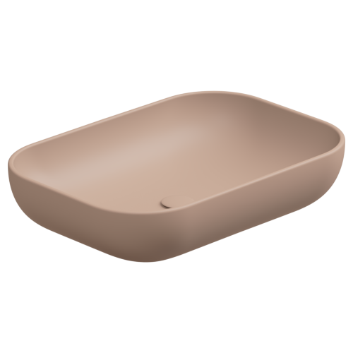 Раковина накладная 60x42 см GSG Ceramic Design Easy EALAVRE60032, Cipria Matt