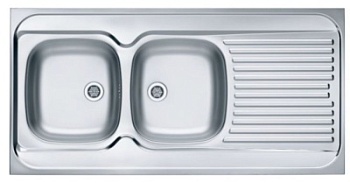 Мойка для кухни Alveus CLASSIC 100 NAT-60 1200x600 левая 1009084