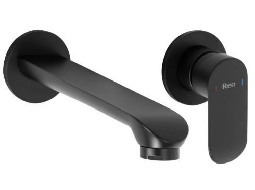 Смеситель для умывальника Rea Hyper Black matt B2061