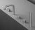 Смеситель для ванны QuadroDesign Source/Ottavo 1295AS