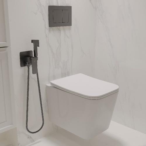 Комплект Oliveeka инсталляция OL-MQ-003 с унитазом OL-5014 и кнопкой OL-E12-BGM