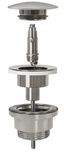 Донный клапан для раковины Rea BRUSH NIKIEL A6000 универсальный