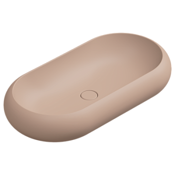 Раковина накладная 80x42 см GSG Ceramic Design Petra PELAV80032, Cipria Matt