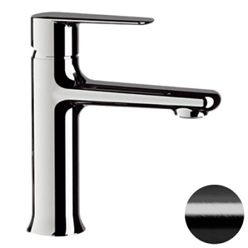 Смеситель для раковины Remer Vanity V12CFP, черный брашированный хром