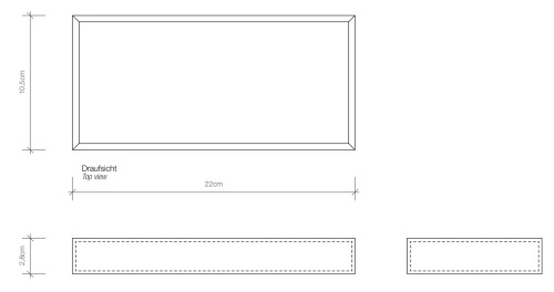 Лоток Decor Walther Brownie TAB M 0930060