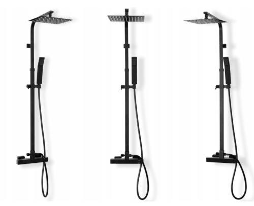 Душевая система Rea MILAN Black matt P7000 Душевая система Rea MILAN Black matt P7000