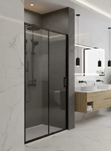 Душевая дверь CeramaLux CL307B-1011 Matt Black