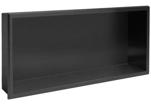 Полка врезная Rea 06 black matt 05605