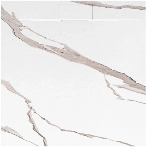 Душевой поддон Rea Bazalt Carrara White 90x90 K7002