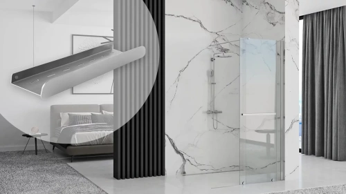 Полка для ванной Rea SF03-450 nikiel matt 47002