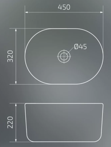 Умывальник Gid Mnc9302