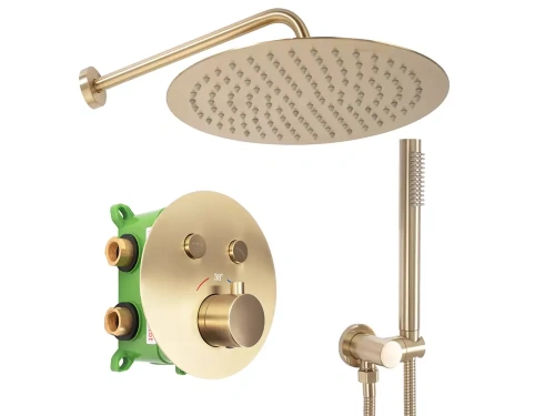 Душевая система Rea Lungo miler brush gold P6716