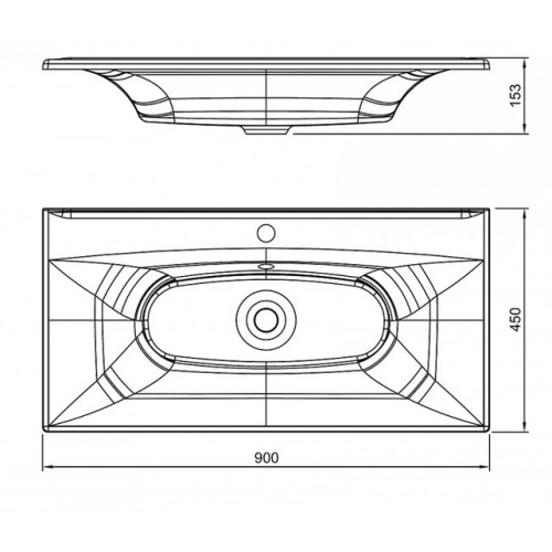 Умывальник Caprigo Прима 1000 ПРМ 100