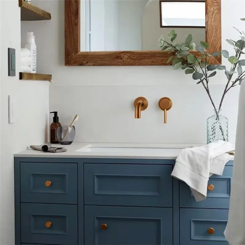 Смеситель для раковины Rea Lungo Long Cooper Brush B4601