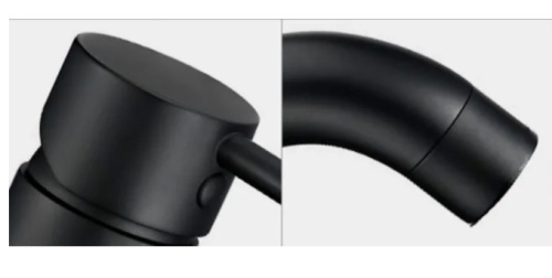 Смеситель для умывальника Rea Lungo Black matt B4102