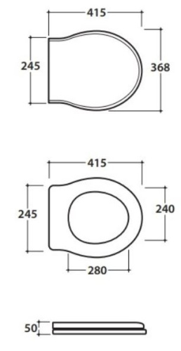 Сиденье с системой soft close Globo Paestum PS20RB