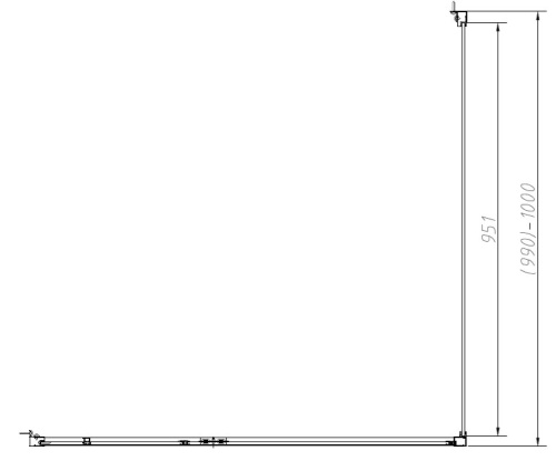 Душевой уголок Vincea Slim-N VSR-4SNP1012CL