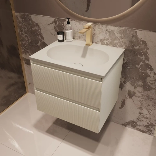 Тумба подвесная Vincea Welle 600 M.Beige Soft-touch VMC-2WL600MBG