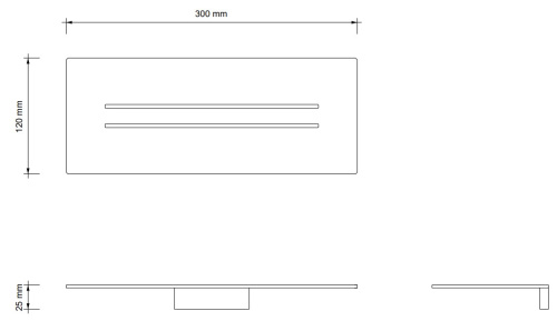 Полка для душа Decor Walther Mikado DA 0523250