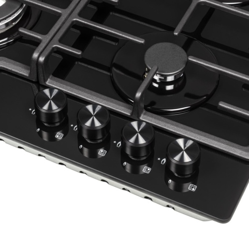 Газовая варочная панель ZORG HAG62 FDW black