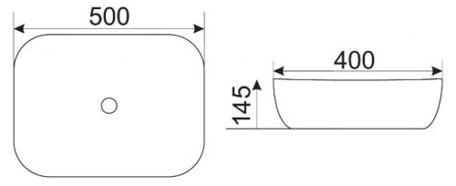 Умывальник CeramaLux D1302H004