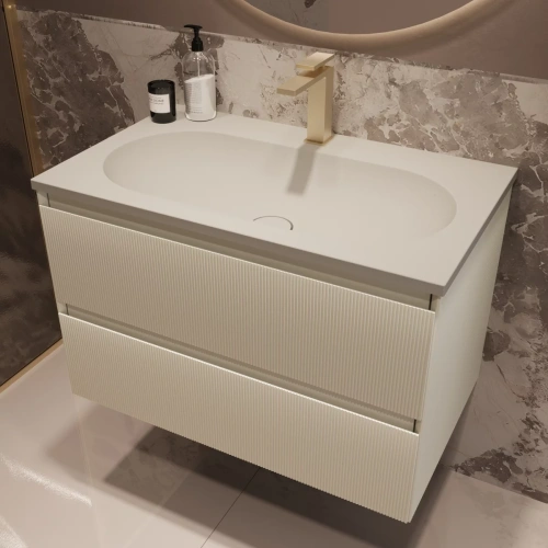 Тумба подвесная Vincea Welle 800 M.Beige Soft-touch VMC-2WL800MBG