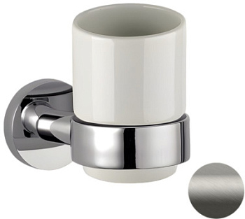 Стакан Remer Guest GS15NPO, никель матовый брашированный