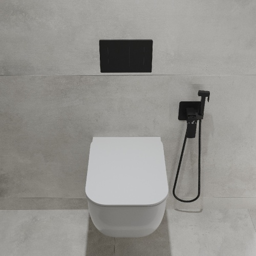 Комплект Oliveeka инсталляция OL-MQ-003 с унитазом OL-1216 и кнопкой OL-E12-MB