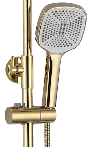 Душевая система Rea Storm gold P9531