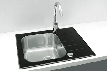 Мойка для кухни Alveus VITRO 10 RAL9005-90 (черная) 600x500 1114557