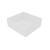 Раковина накладная 33х35 см GSG Ceramic Design Box BXLA33001, белый матовый