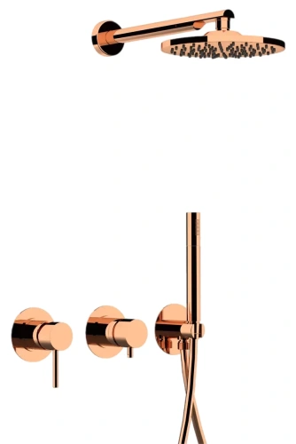 Душевая система Remer X Style X96S02ORL, медь глянцевая Душевая система Remer X Style X96S02ORL, медь глянцевая