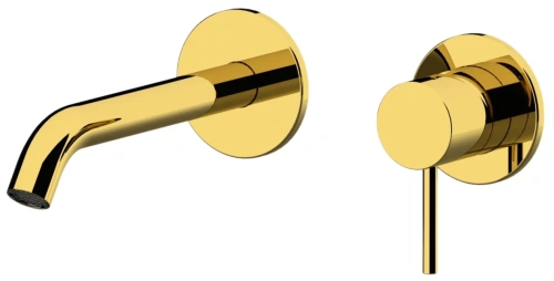 Смеситель для раковины Remer X-style X15PWBDO, золото глянцевое