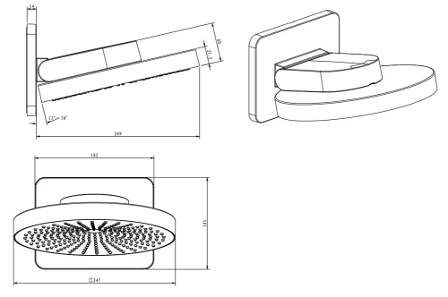Душевая система Vincea Inspire VSFW-4I211RGM