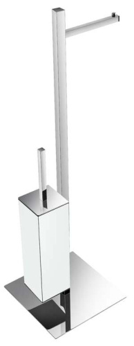 Напольная стойка с бумагодержателем и ёршиком Vivi Felice F0312 B