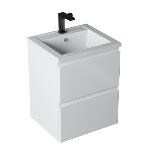 Тумба подвесная Vela Мира 40П под Alice (белый глянец) TU58912