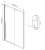 Душевая дверь Vincea Lugano VDS-1L120CLB-1