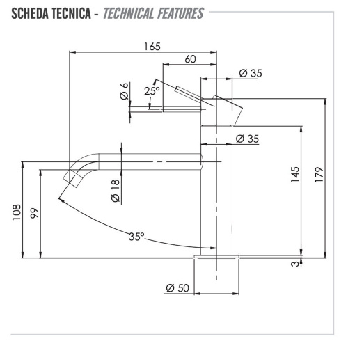 Смеситель для раковины Remer X Style X12ABG, золото брашированное