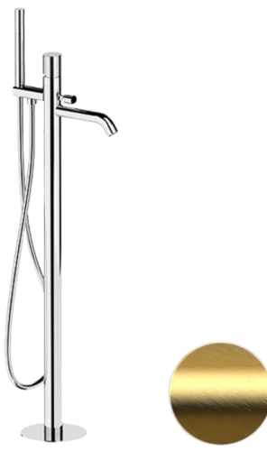 Смеситель для ванны Remer Celebrity CEC08BG, золото брашированное