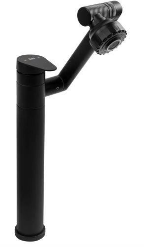 Смеситель для умывальника Rea Paco Black matt B0536
