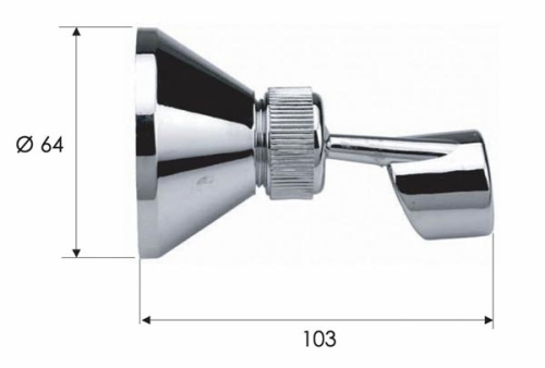 Держатель ручного душа Remer 335P