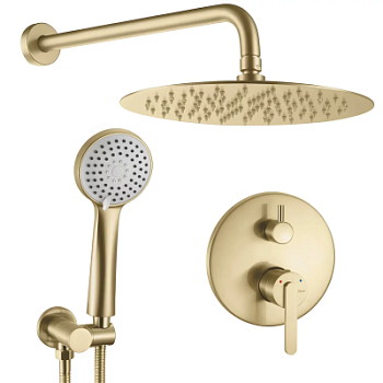 Душевая система Rea Ontario gold matt P5502 Душевая система Rea Ontario gold matt P5502