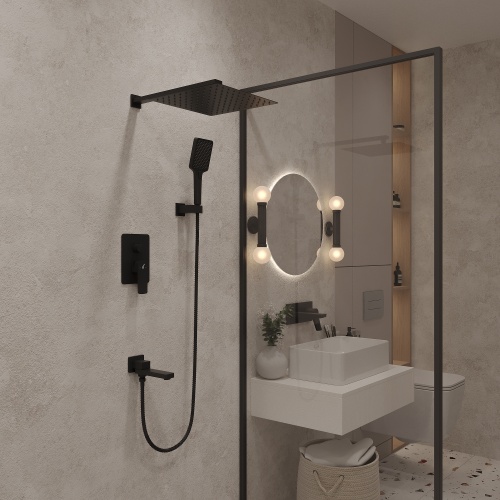Душевая система Oliveeka OL-939003-MB