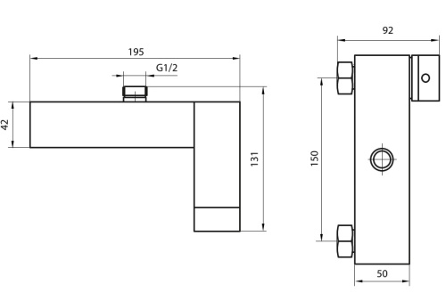 Смеситель для душа Ahti Rauma RM305017