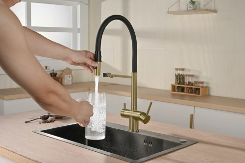 Смеситель для кухни Vincea VKF-120BG