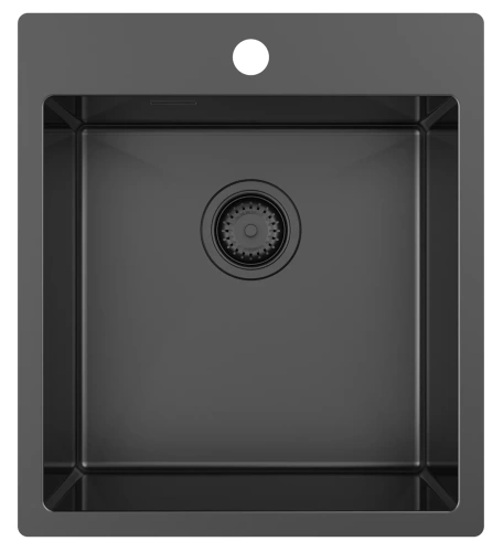 Мойка кухонная Zorg ZRN 5045 premium PVD Gunblack