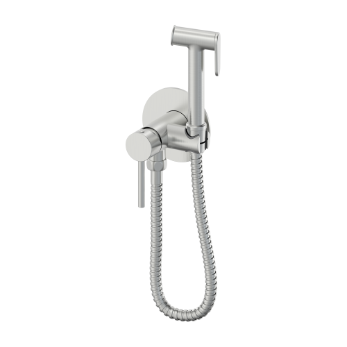Гигиенический душ со смесителем Oliveeka OL-829902+88869017-BN, никель матовый