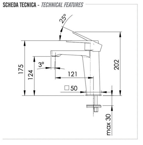 Смеситель для раковины Remer Dream D12