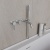 Смеситель для ванны Oliveeka OL-889017-BN