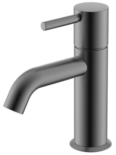 Смеситель для раковины Nemo Round NM-2311BGM brush gun metal